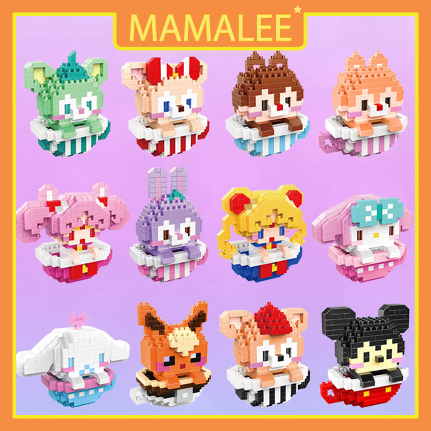 Đồ Chơi Lắp Ráp Lego 3D Nhân Vật Hoạt Hình Đáng Yêu Mô Hình Chiếc Cốc