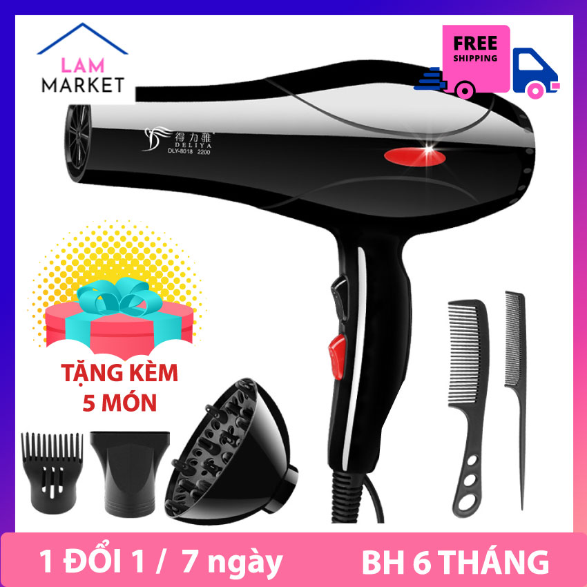 Máy sấy tóc gió 2 chiều nóng lạnh DELIYA 2200w-Phù hợp mọi kiểu tóc máy sấy tóc máy sấy tóc công suất lớn máy sấy tóc mini máy sấy tóc tạo kiểu Máy sấy tóc XL2200 Máy Sấy Tóc 2 Chiều