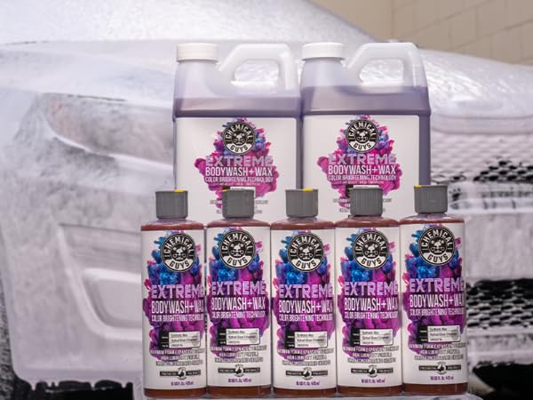 XÀ BÔNG RỬA XE TĂNG CƯỜNG ĐỘ BÓNG CHEMICAL GUYS EXTREME BODY WASH & WAX HƯƠNG NHO NHIỀU DUNG TÍCH