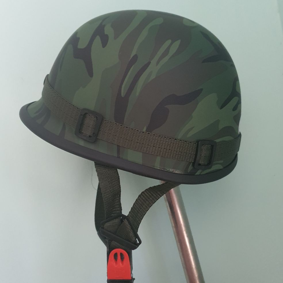 [HCM]Nón bảo hiểm lính camo xanh rêu cao cấp