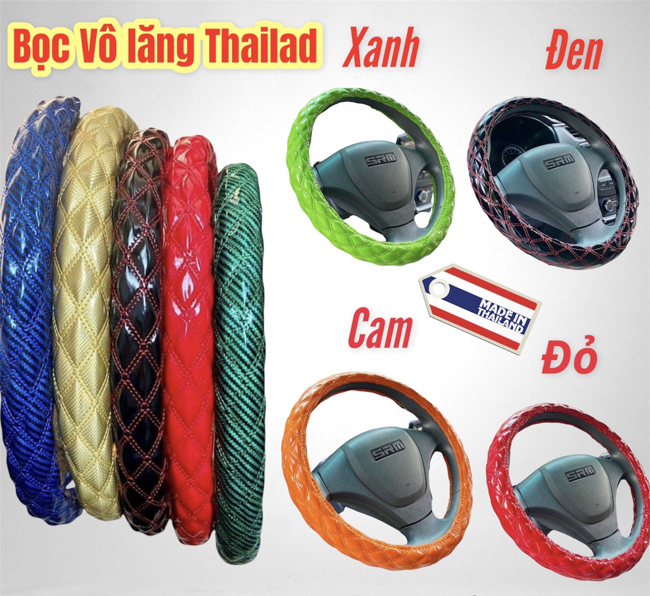 Bọc vô lăng thái lan - bao vô lăng thái