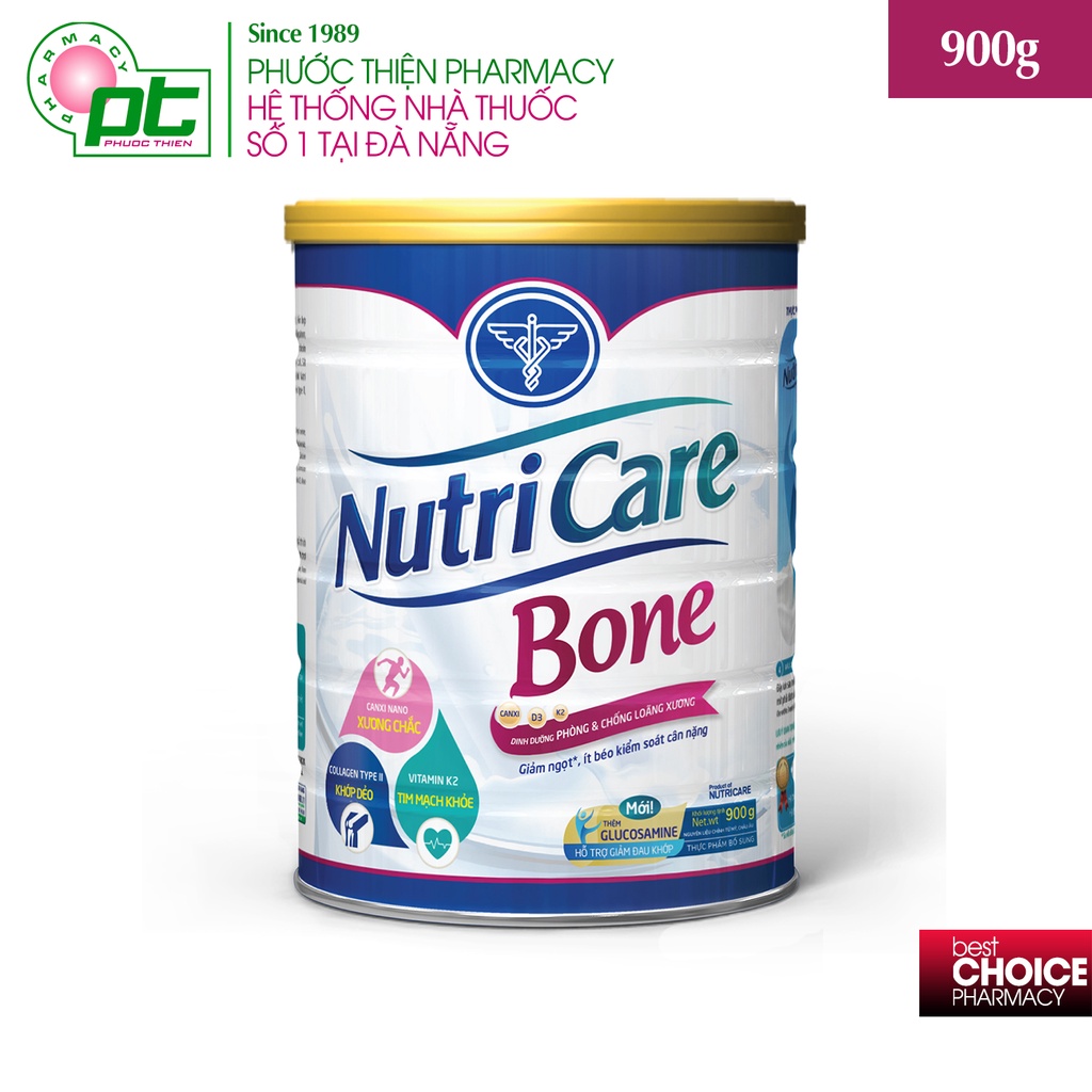 nutricare bone - sữa phòng ngừa loãng xương lon 900g 1