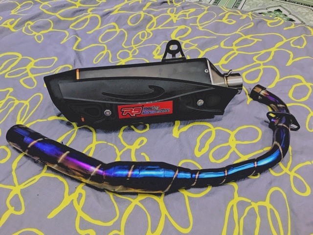 Pô r9 full cổ bầu hơi titan cho ex 135 ,150 ,winer hang nhaaip khẩu