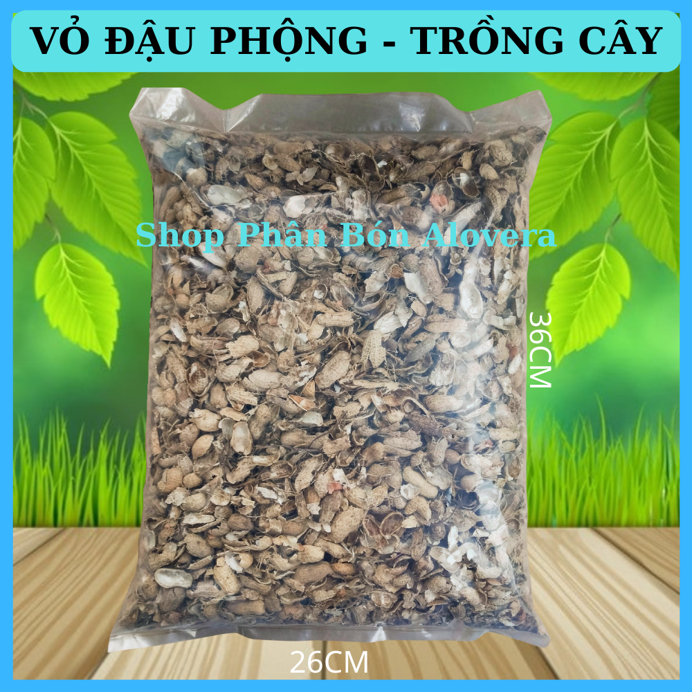 Vỏ đậu phộng trồng cây