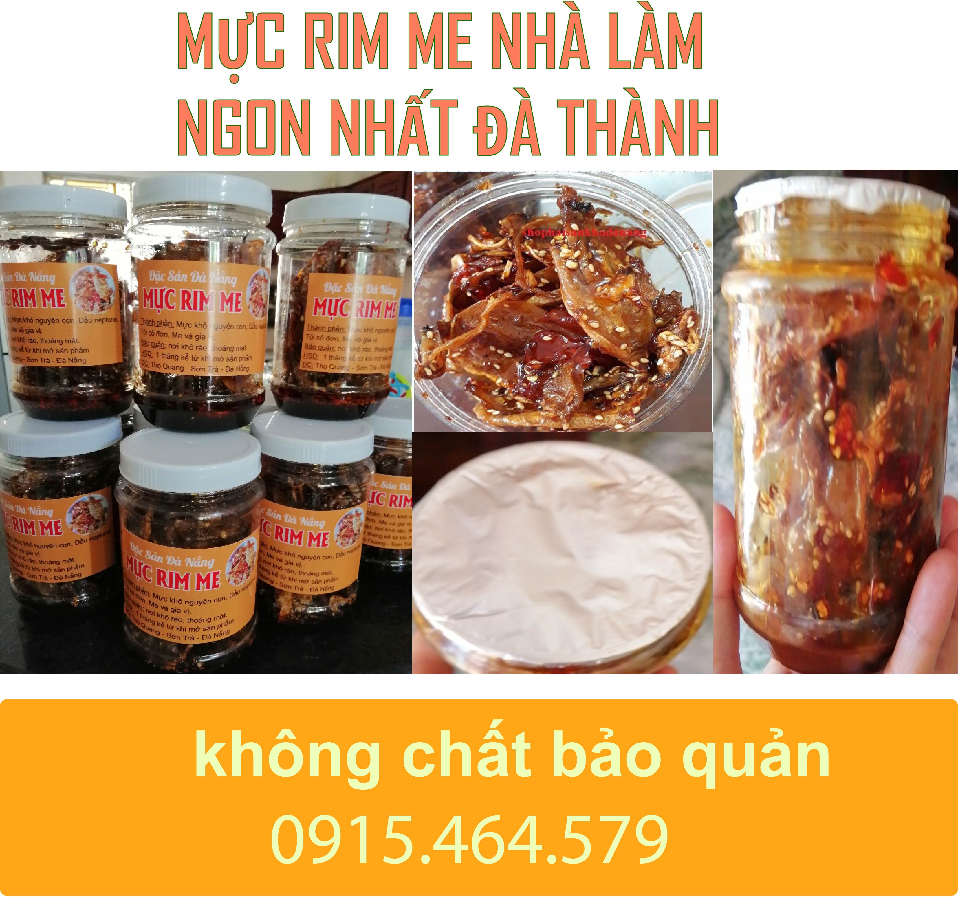 Mực rim me đà nẵng 200gr