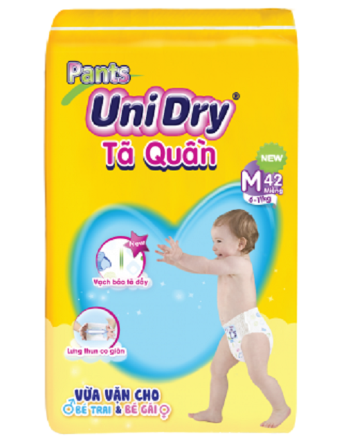 Tã quần unidry m42 cho bé 7-12kg