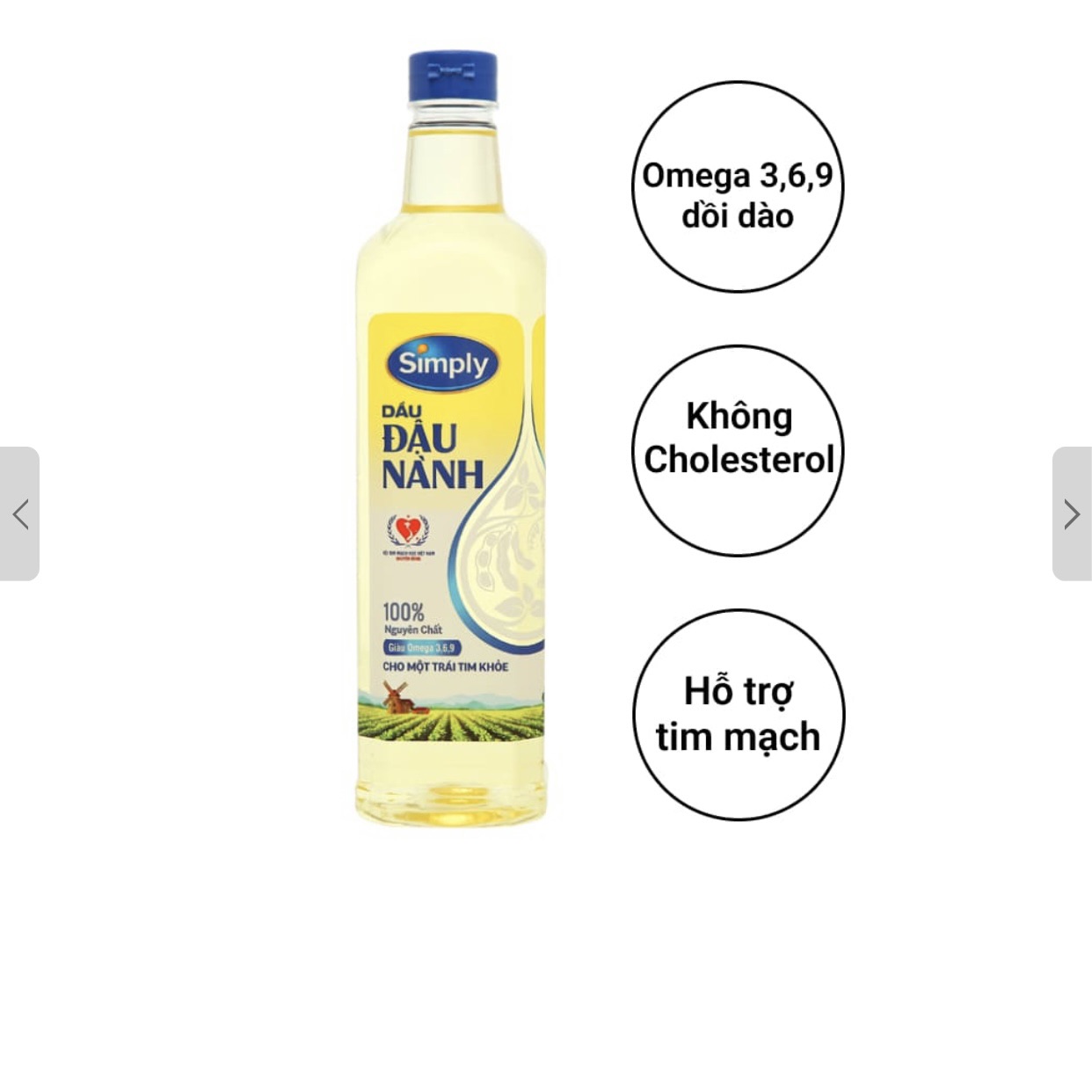 DẦU ĂN ĐẬU NÀNH SIMPLY 1 LÍT / DẦU ĂN ĐẬU NÀNH UMI 0.9 LÍT HÀNG CHUẨN DATE MỚI 24 THÁNG.BÁCH HÓA UY TÍN