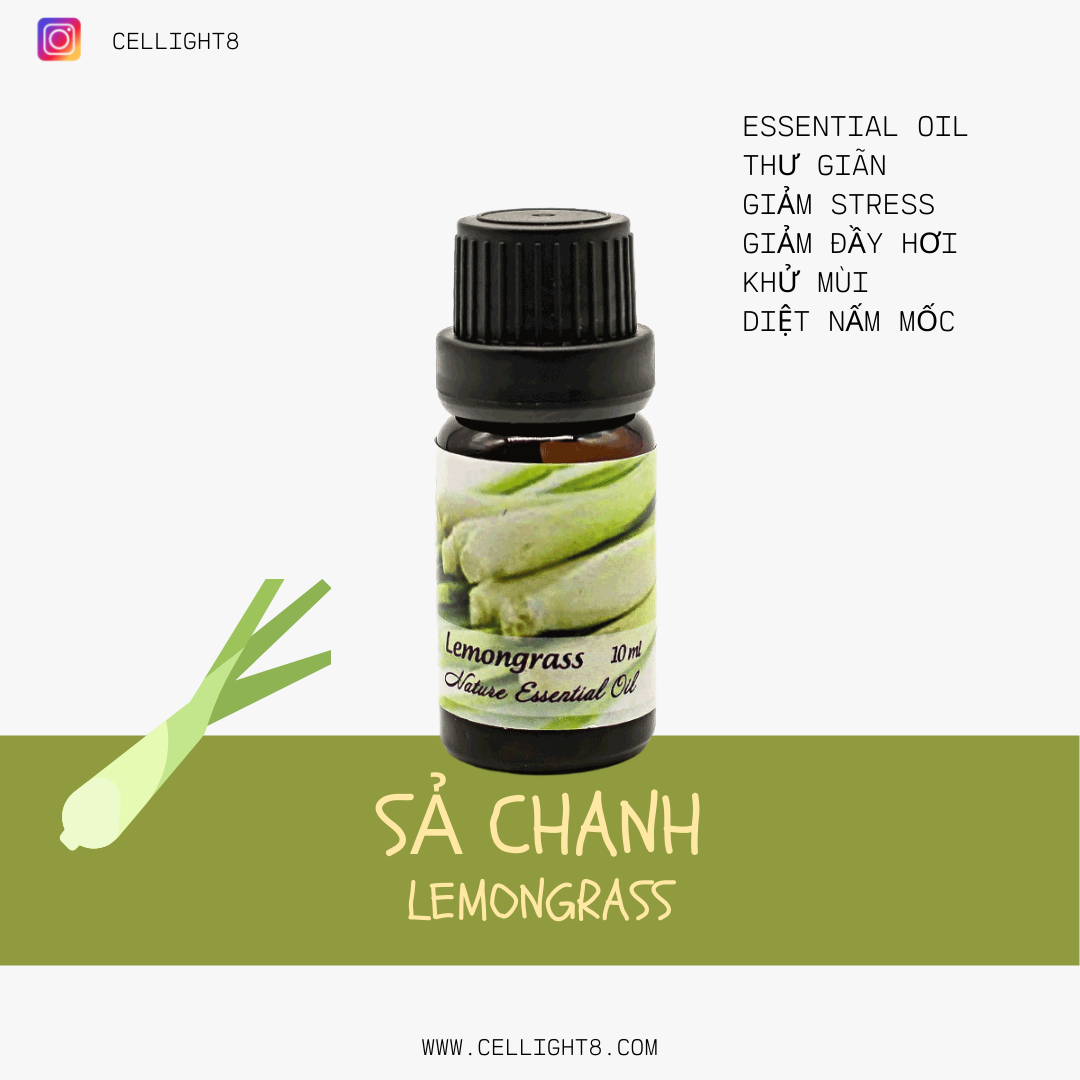 Tinh dầu sả chanh - Lemongrass Essential Oil