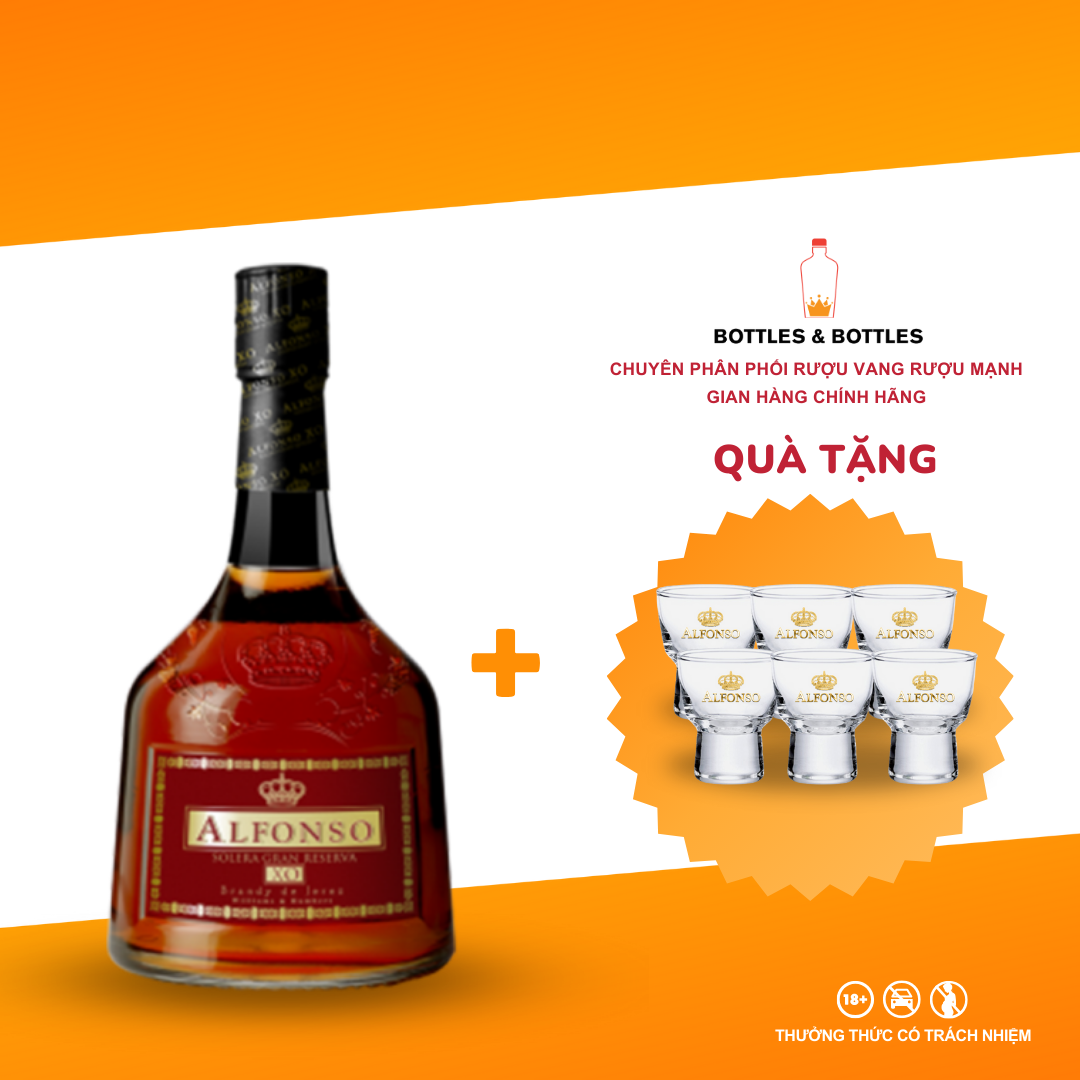 Rượu brandy alfonso xo - 700ml -40%
