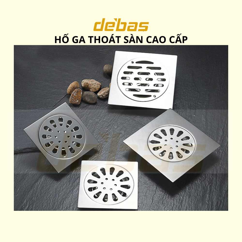 Hố ga thoát nước sàn phễu thoát sàn bằng inox cao cấp chống mùi hôi chính hãng