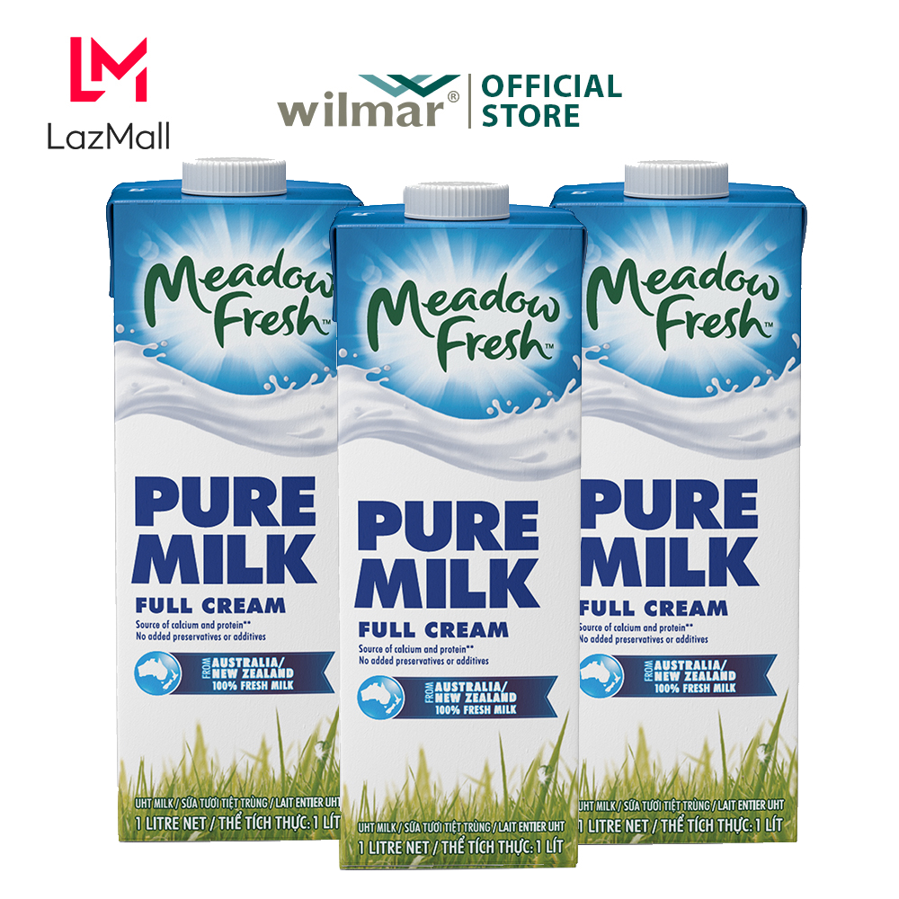 [Combo 3] Hộp Sữa Meadow Fresh Nguyên Kem 1L nhập khẩu Úc