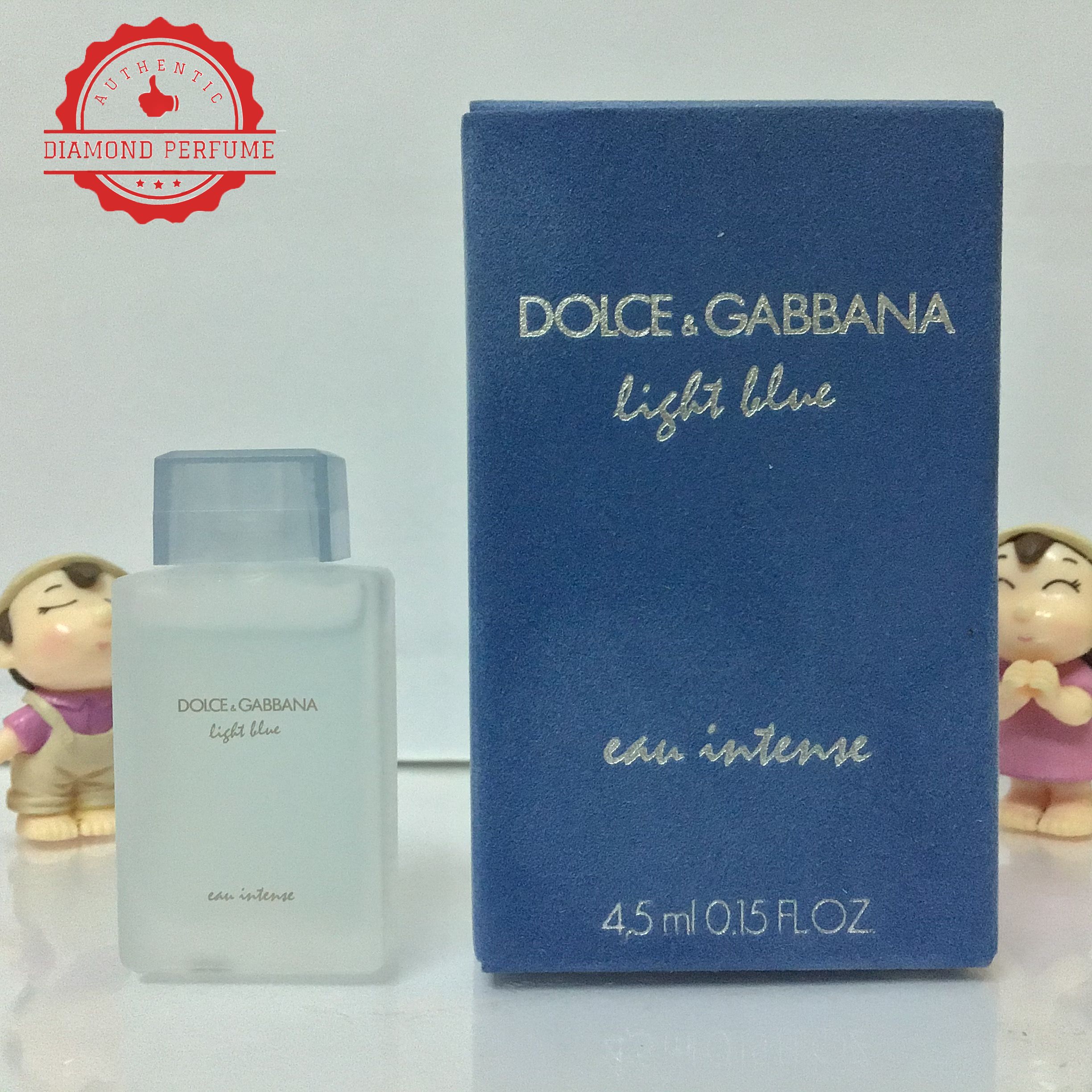 [ẢNH THẬT] Nước hoa mini nữ Dolce & Gabbana Light Blue Eau Intense EDP 4.5ml