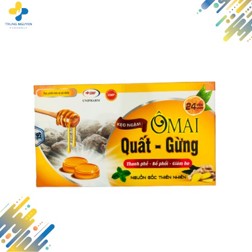 Kẹo ngậm chua, ngọt ô mai Quất Gừng