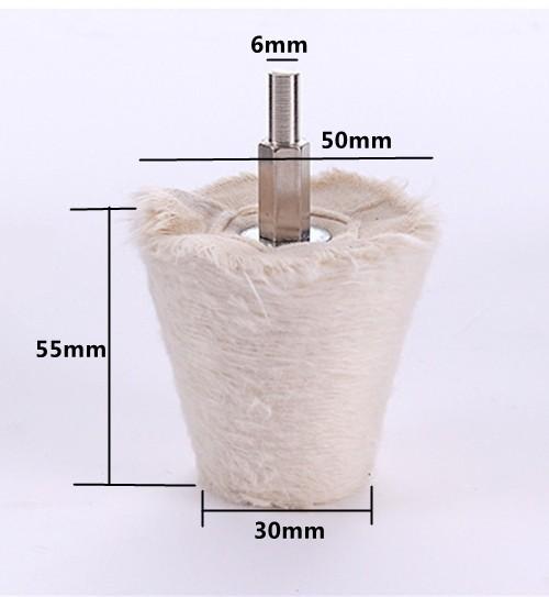 Vải bông đánh bóng hình nón 50mm
