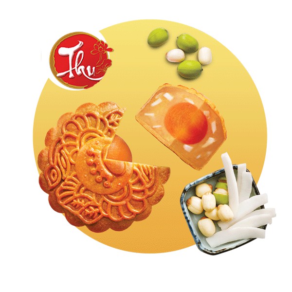 Bánh trung thu kinh đô loại 2 trứng hạt sen dừa tươi 230g