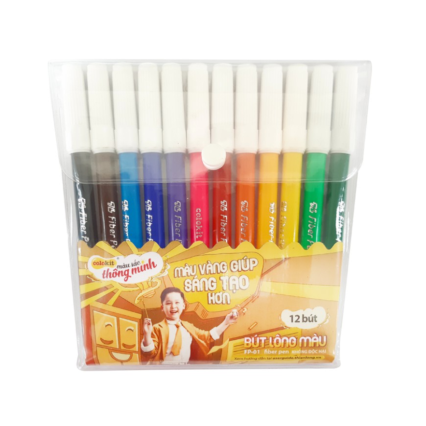 Bút lông bộ colokit fp-01 (vỉ 12 màu) đa dạng mẫu mã chất lượng sản phẩm đảm bảo và cam kết hàng đúng như mô tả