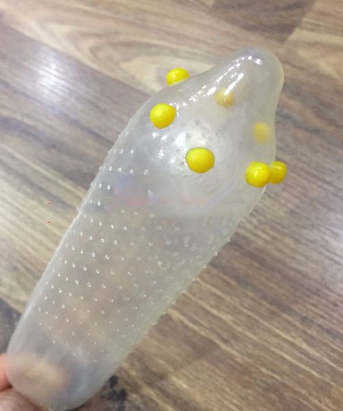 [HCM]Bao cao su có bi xung quanh đầu bao hộp 5 chiếc tặng 1