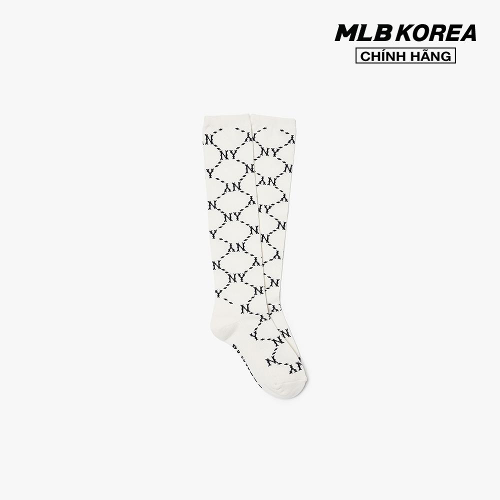 Mlb - vớ cổ cao unisex dia monogram 3asokm12n-50crs