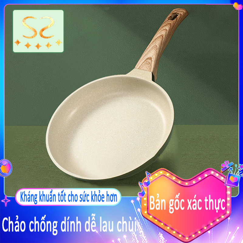 Chảo chống dính Household non-stick pan Maifan Stone Frying Pan Chảo chống dính gia dụng Chảo đá Maifan đa chức năng chảo bít tết trứng ốp la pancake hoa quả Omelette pancake fruit pan dụng cụ bếp chảo đá chống dính