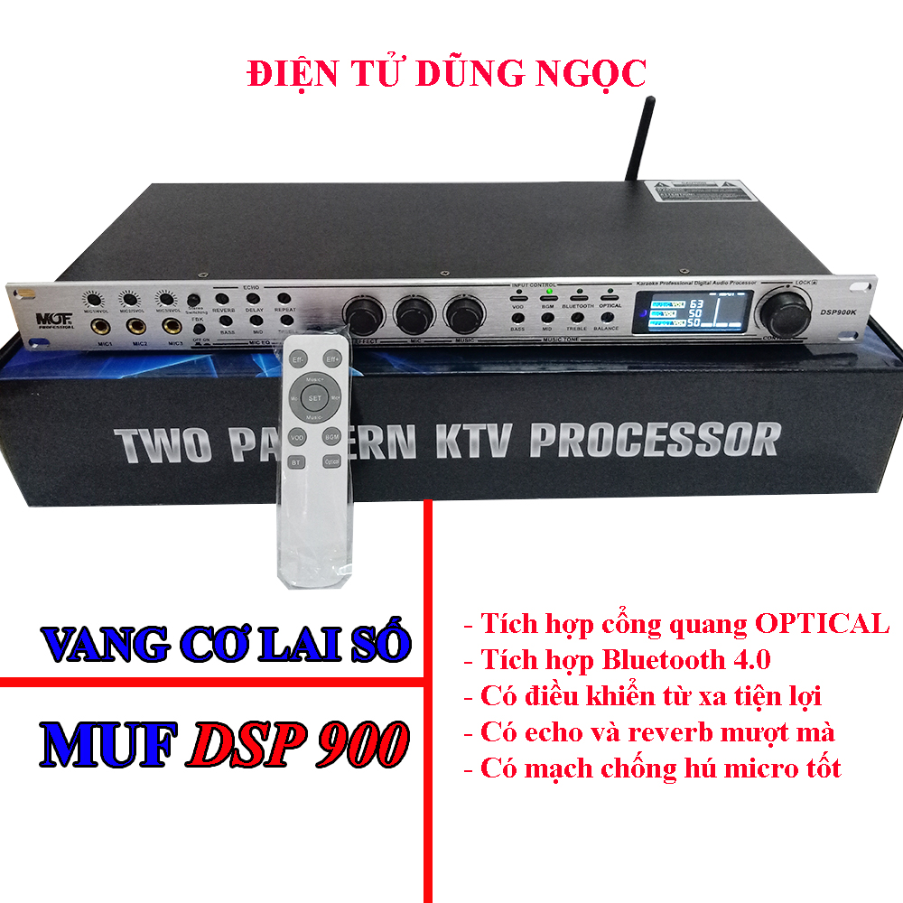 Vang Cơ lai số MUF DK900, có cổng quang,có bluetooth