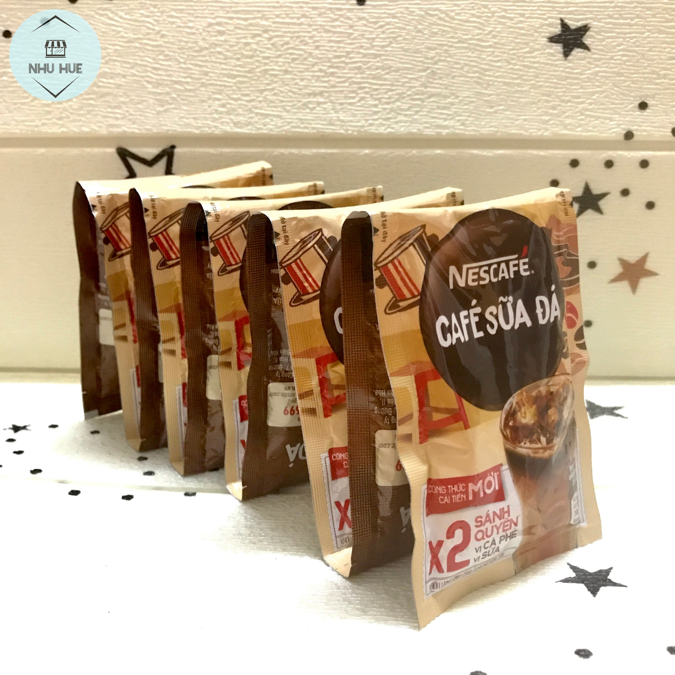Cà phê sữa đá Nescafe 3in1 (dây 10 gói x 24g)