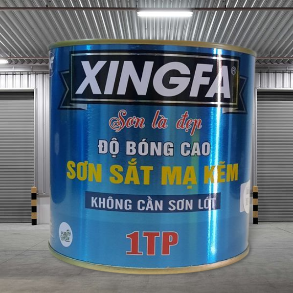 Sơn sắt mạ kẽm 1 thành phần lon 900g-xingfa, sơn kim loại 1 thành phần xingfa lon 900g