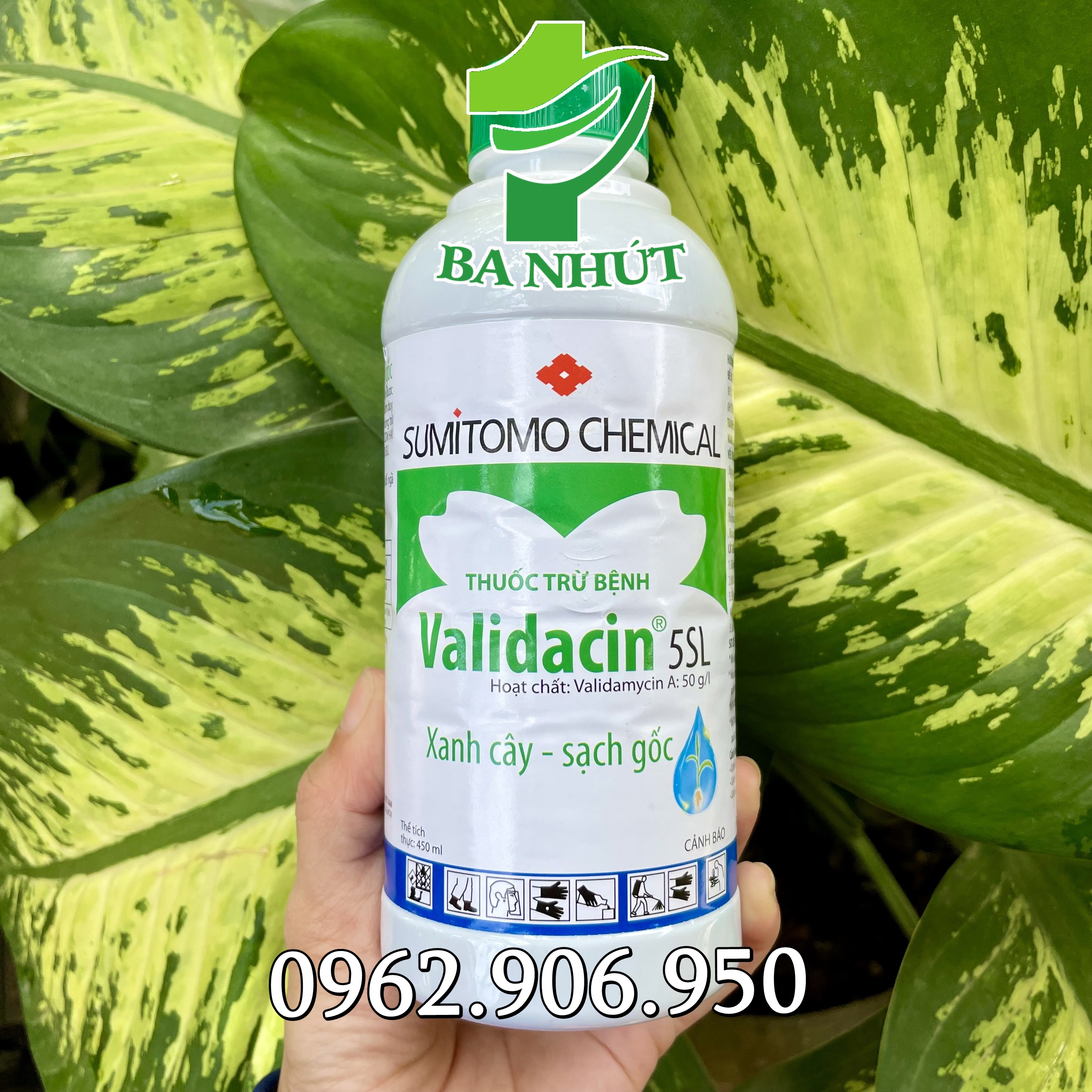 Thuốc trừ bệnh validacin 5sl chai 450ml chính hiệu nhật bản