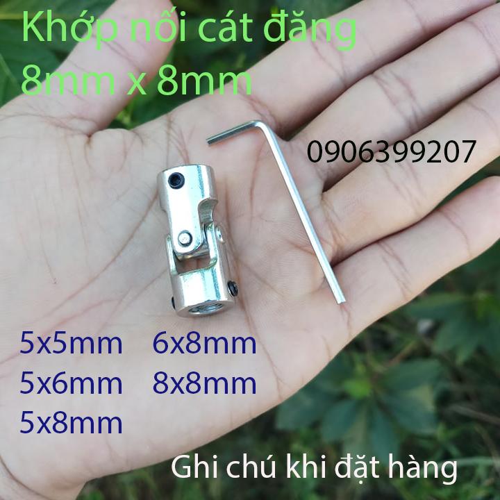 khớp nối trục cardan 8 x 8mm