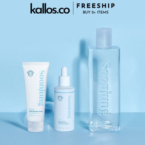 Bộ Chăm Sóc Da Etude House Soon Jung Gel, 10 Free Emulsion, 5 Panthensoside, Hydro Barrier Cream - Kallos Vietnam