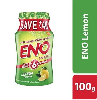 Muối trái cây eno vị chanh tươi mát 100gm - eno fruit salt lemon flavour 100gm