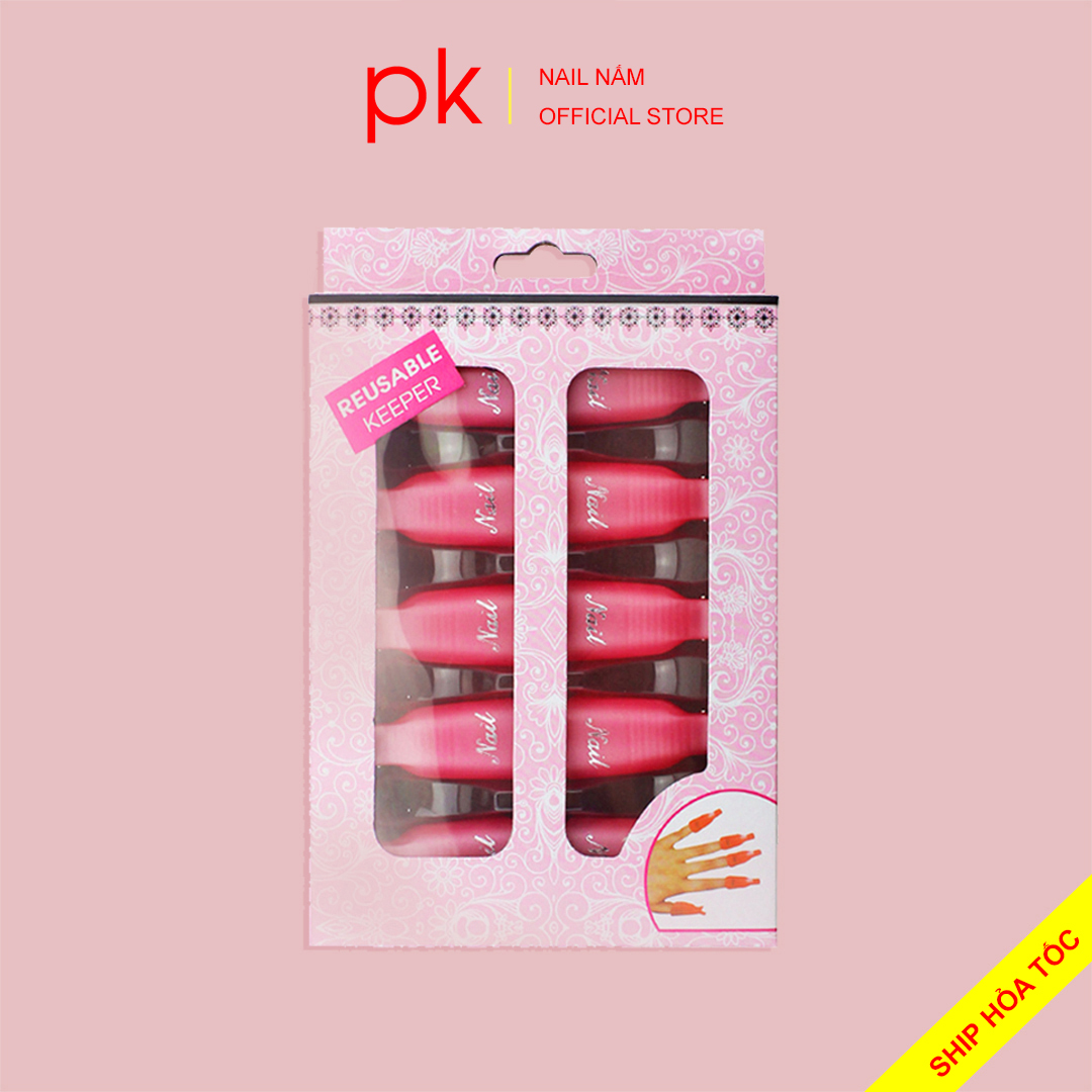 Kẹp ủ móng tay phá sơn gel hộp 10 cái