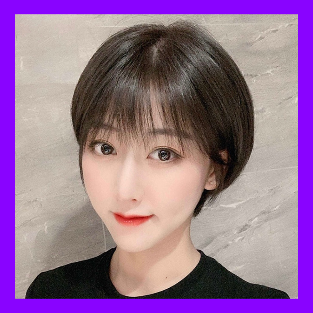 [TẶNG LƯỚI] Tóc giả tomboy nguyên đầu sợi tơ Hàn Quốc - TG40