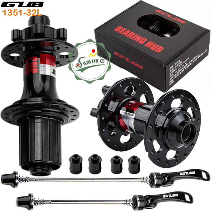Đùm bộ GUB 1351 32 lỗ thắng dĩa - Cối HG 11 Speed - Chính hãng