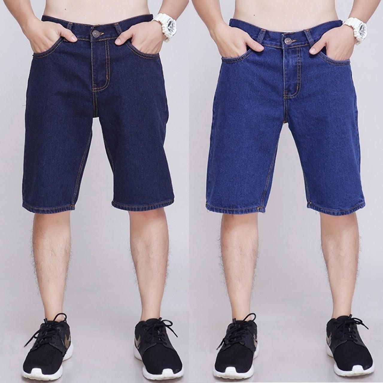 Quần short jean nam ống suôn giá sỉ sai 28 đến 37 TMS02