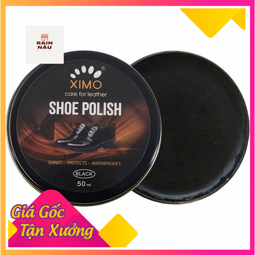 Xi đánh giày sáp shoe polish ximo đen, không màu, nâu đủ màu chính hãng