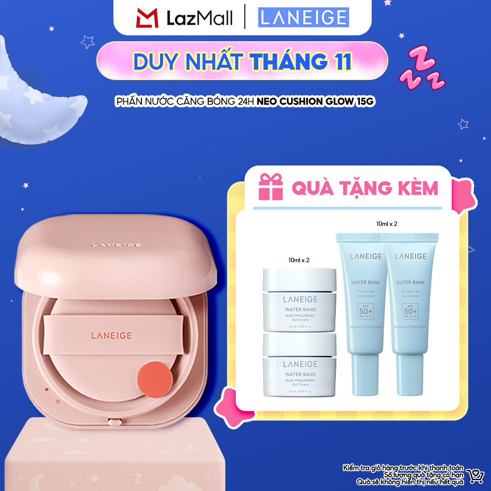 Phấn Nước Cho Lớp Nền Căng Bóng Tự Nhiên 24H Laneige Neo Cushion Glow 15G