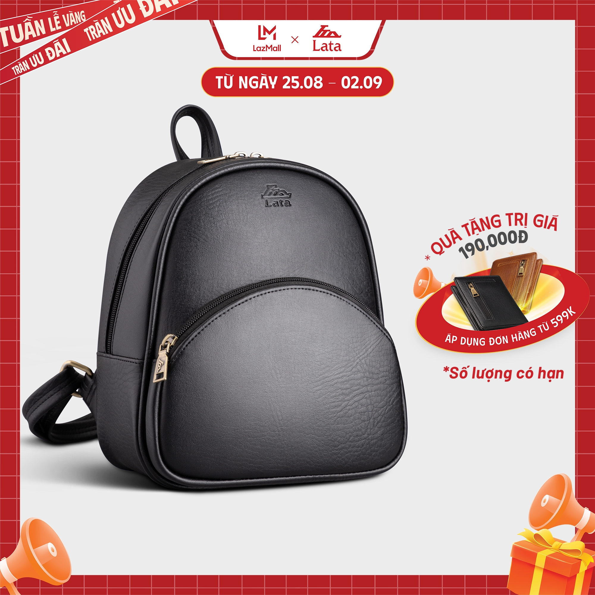 Balo da nữ mini thời trang Lata BAL62