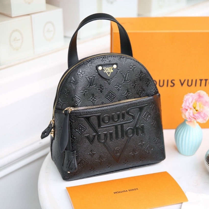 Balo mini nữ MOON BACKPACK chất da mềm khoá kéo mượt hàng fullbox có hộp