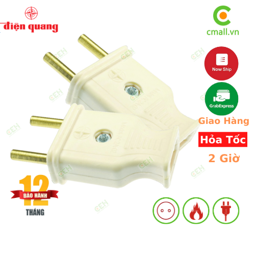 Phích cắm Điện Chuôi Đực Điện Quang PC 1/2A-02