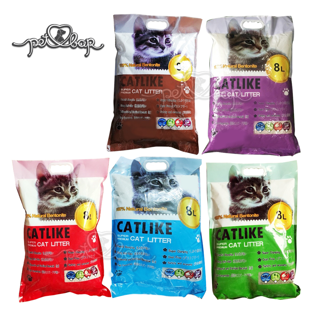 [Hoàn Tiền 10%] Cát vệ sinh cho mèo – cát like 8l đủ mùi, kích thước hạt cát bự, sần sùi màu trắng đục, không bụi