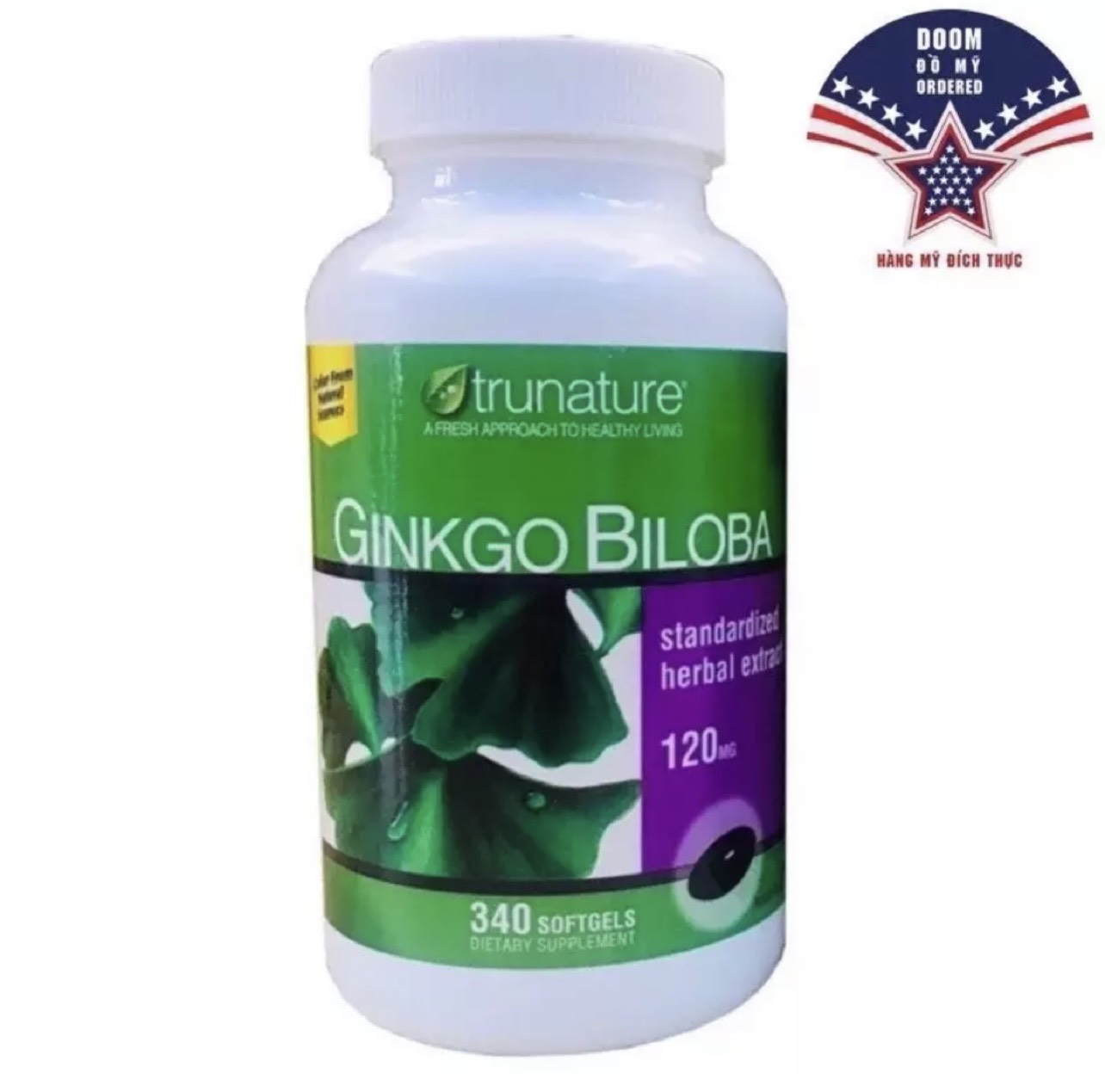 Viên uống bổ não ginkgo biloba 340 viên