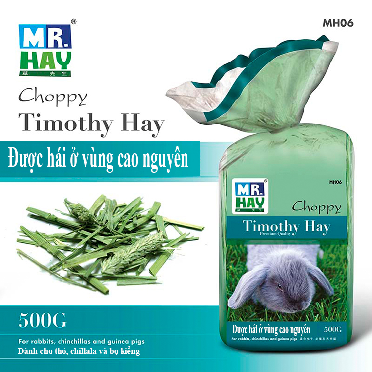 Cỏ timothy cho thỏ 500g