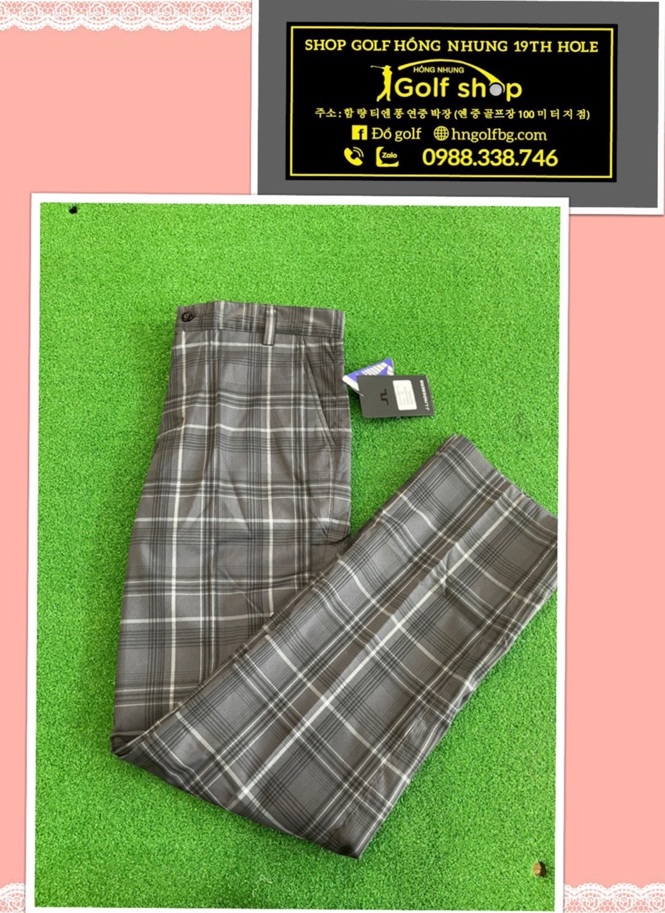 Quần golf JL shop golf hồng nhung
