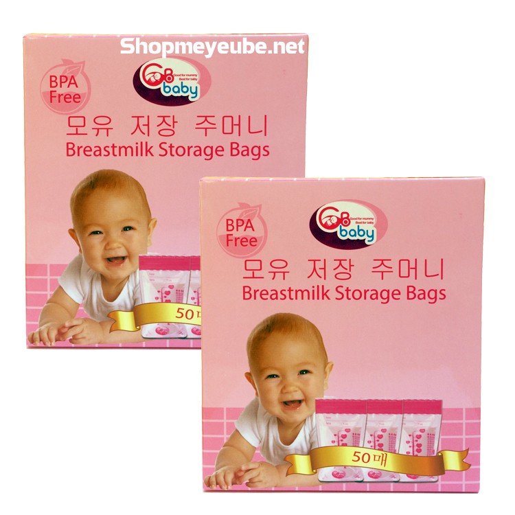 combo 100 túi trữ sữa GB baby