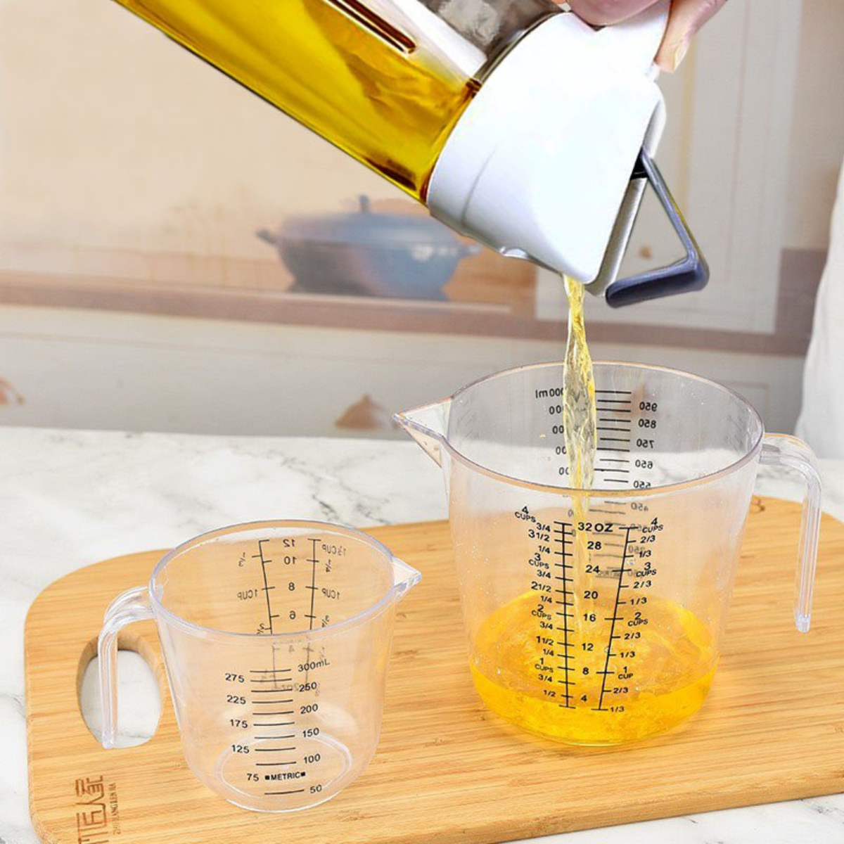 Ca, ly đong chia vạch định lượng 250ml và 500ml