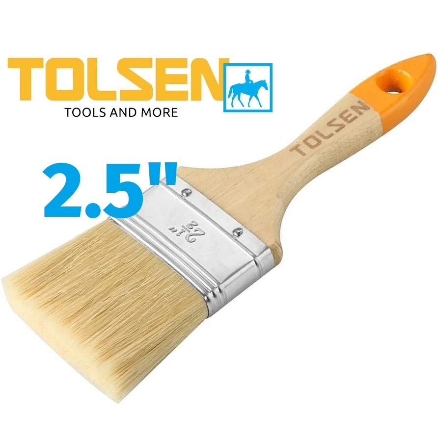 Cọ sơn cán gỗ 2.5inch 64mm paint brush tolsen 40124