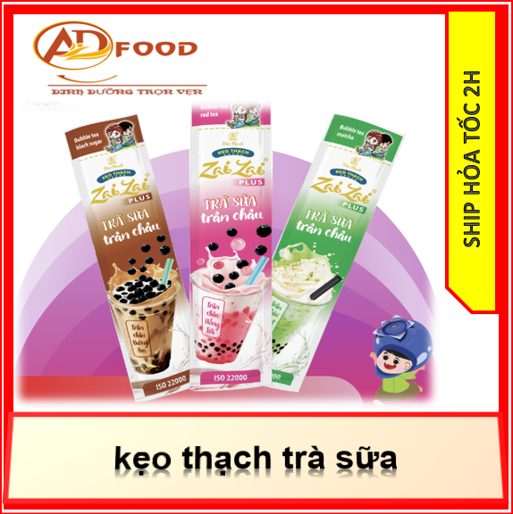 Kẹo thạch trà sữa gói 100g thơm ngon hàng loại 1
