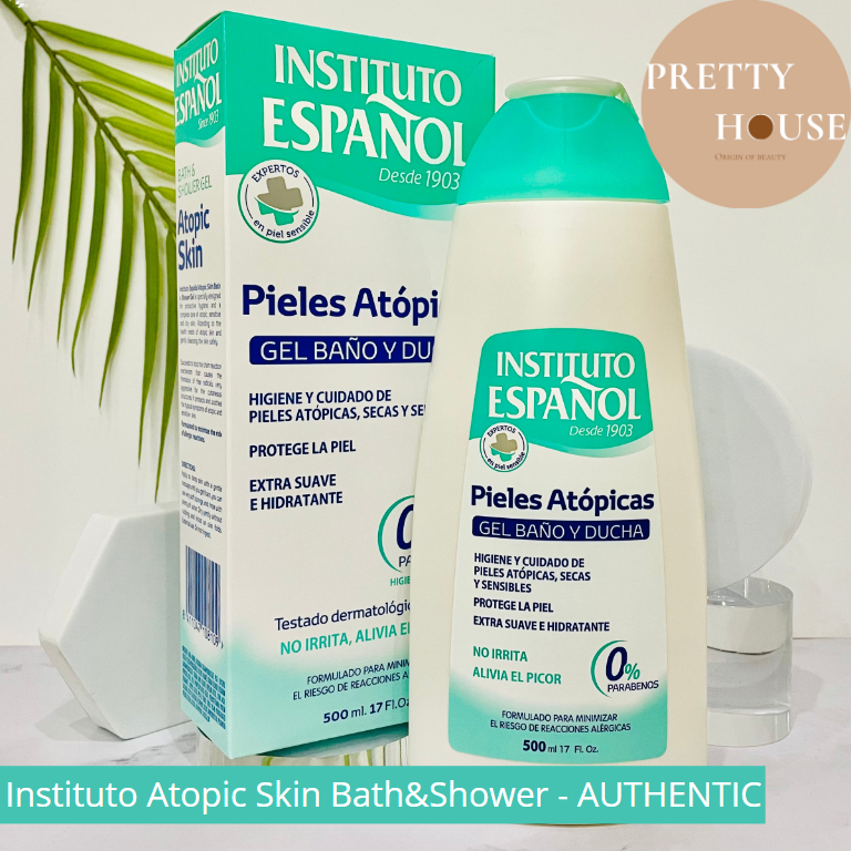 Sữa tắm dạng Gel Instituto Espanol Atopic Skin Bath and Shower Gel cho da khô và nhạy cảm
