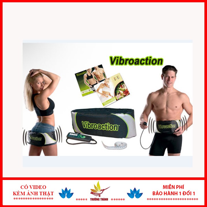 Đai Massage Giảm Mỡ Bụng Vibroaction - Đai Đốt Nóng Giảm Mỡ Bụng Mỡ Toàn Thân Lấy Lại Vóc Dáng
