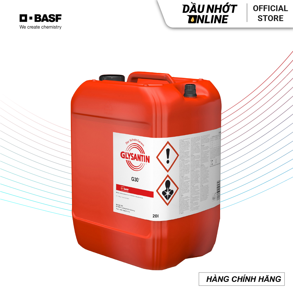 [Nhập khẩu Đức] Nước làm mát động cơ Ô Tô, Xe Máy GLYSANTIN G30 BASF - Can 20L Giá 3,718,000 Đồng*Miễn phí vận chuyển